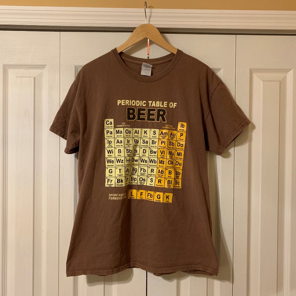 Periodic Table Of Beer Tee Shirt